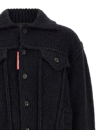 Dsquared2 Men Logo Patch Cardigan