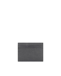 Saint Laurent YSL Card Holder Leather Card Case Men Gray Wallets & Pouches