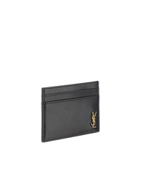 Saint Laurent YSL Card Holder 60760302G0W1000 Men Black Wallets