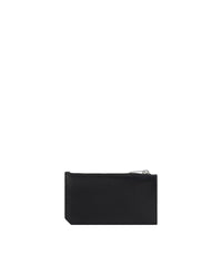 Saint Laurent Zip Card Holder YSL Logo Men Black Wallets