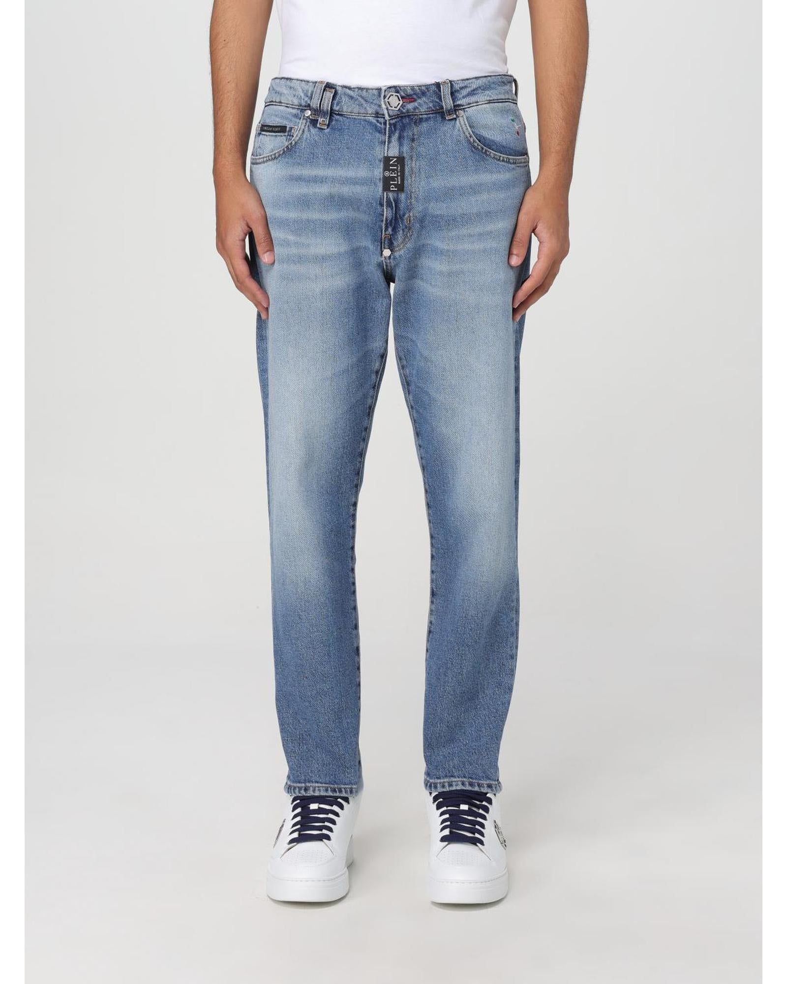 Philipp Plein Philipp Plein PLEIN SKULL Relaxed Fit Jeans Men Denim Pants