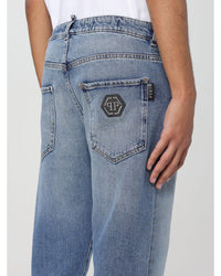 Philipp Plein Philipp Plein PLEIN SKULL Relaxed Fit Jeans Men Denim Pants