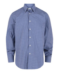 Brioni Mens Plaid Button-Up Shirt
