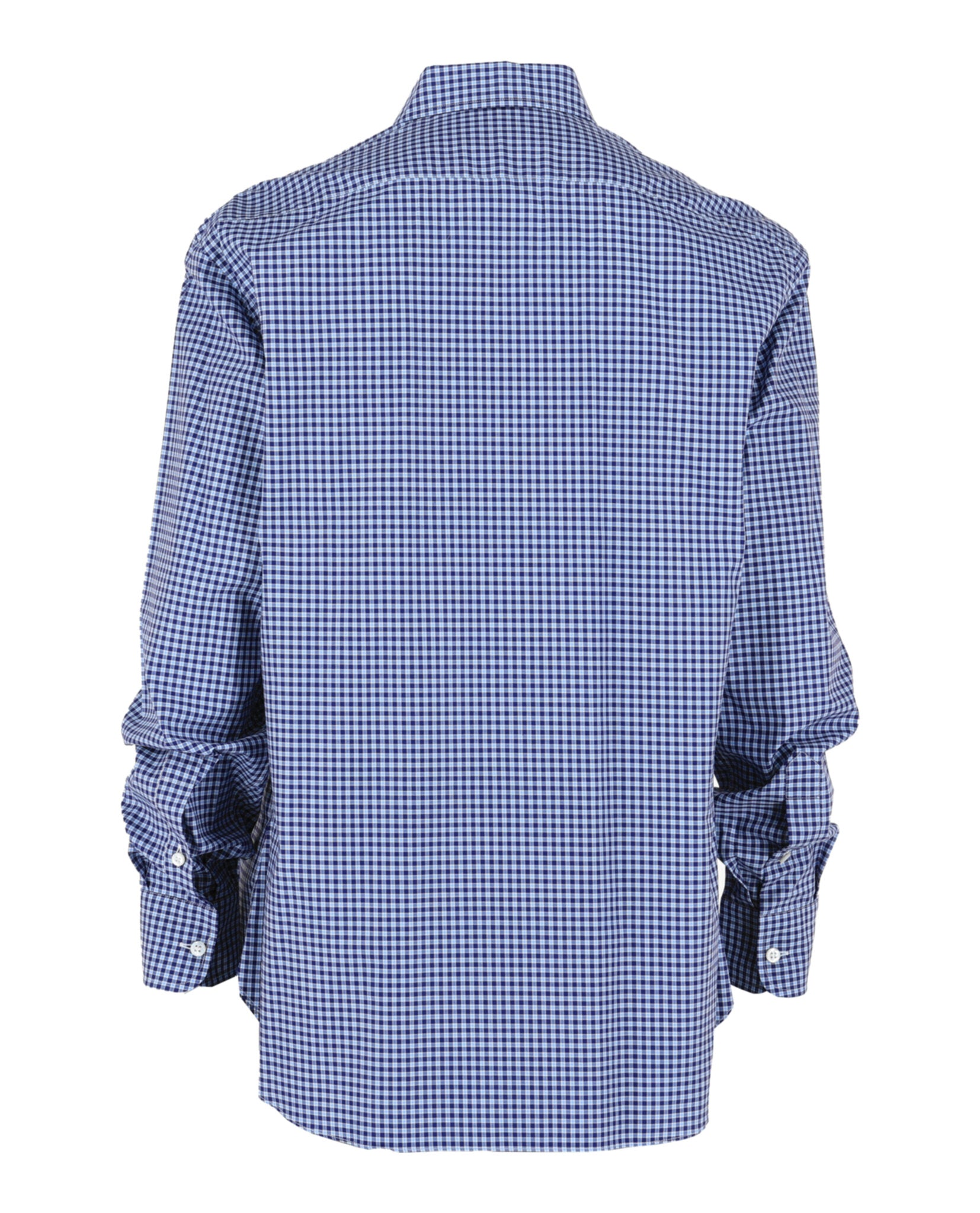 Brioni Mens Plaid Button-Up Shirt