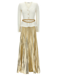 SELF PORTRAIT Self Portrait Women Long Pleated Skirt Dress