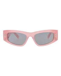 Stella McCartney Womens Cat Eye Pink Pink Smoke Fashion Designer Eyewear Pink Pink Smoke