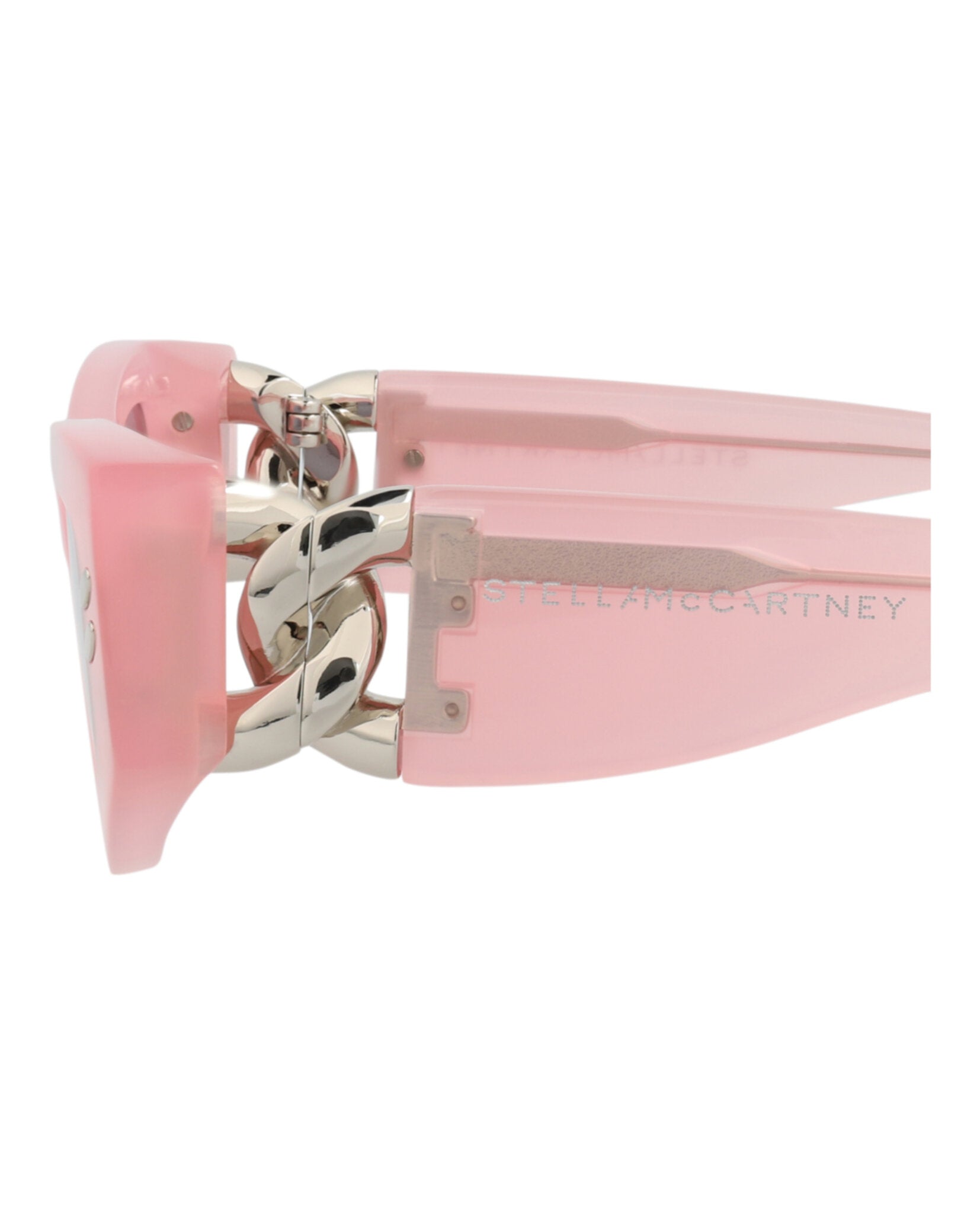 Stella McCartney Womens Cat Eye Pink Pink Smoke Fashion Designer Eyewear