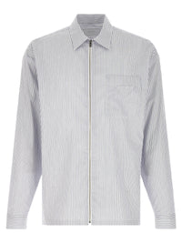 PRADA Prada Men Zip Striped Shirt