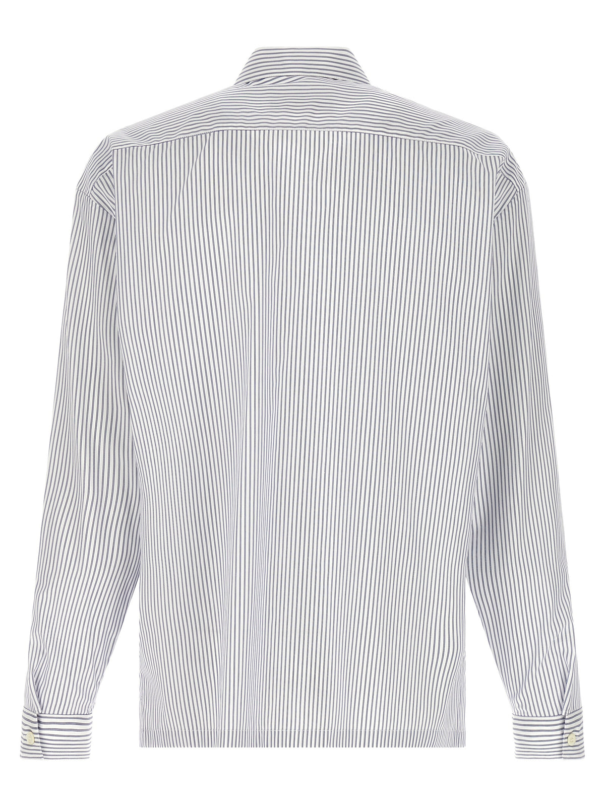 PRADA Prada Men Zip Striped Shirt