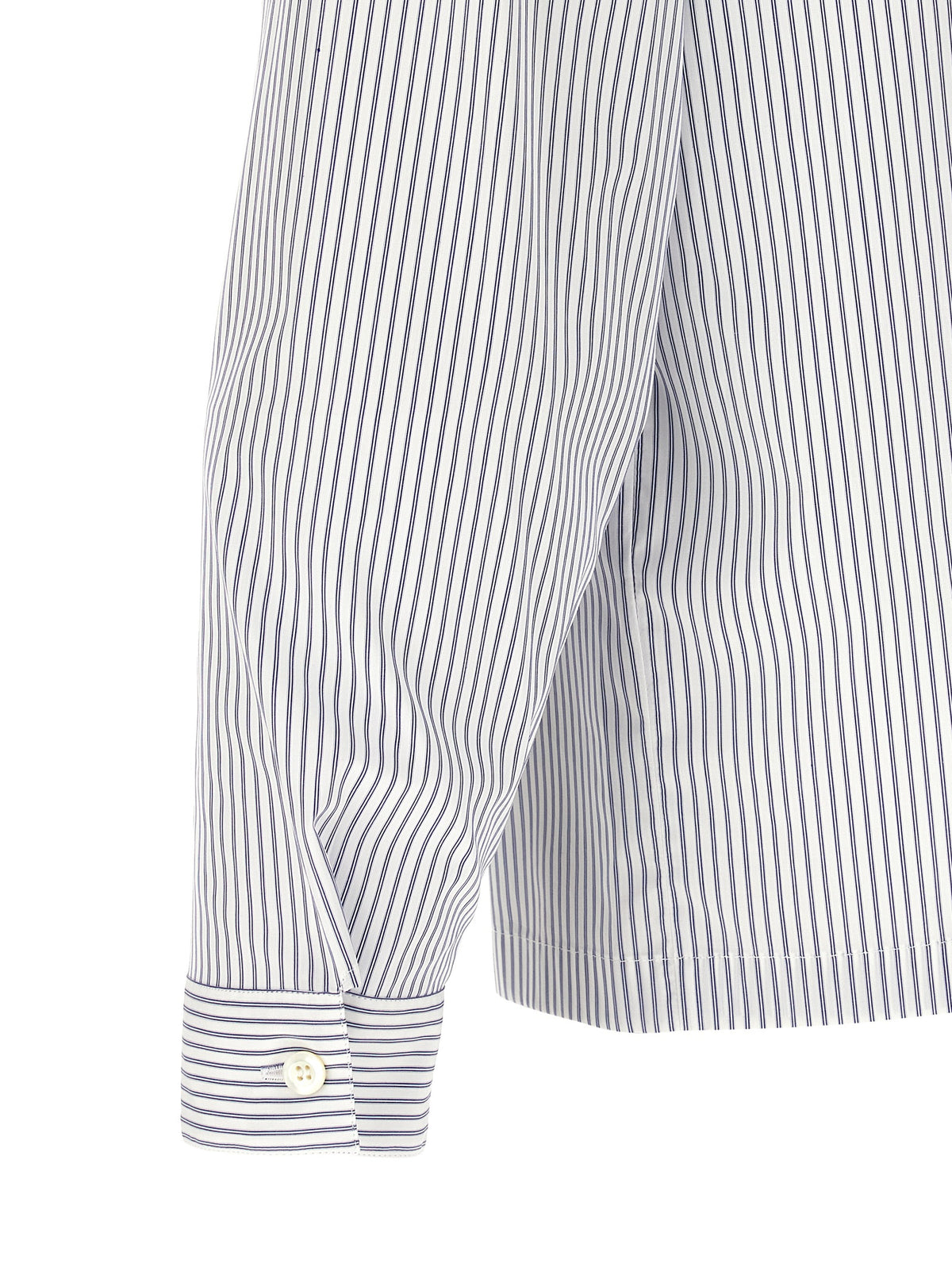 PRADA Prada Men Zip Striped Shirt