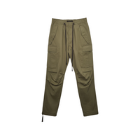 Tom Ford Enzyme Twill Drawstring Cargo Sport Pants Green