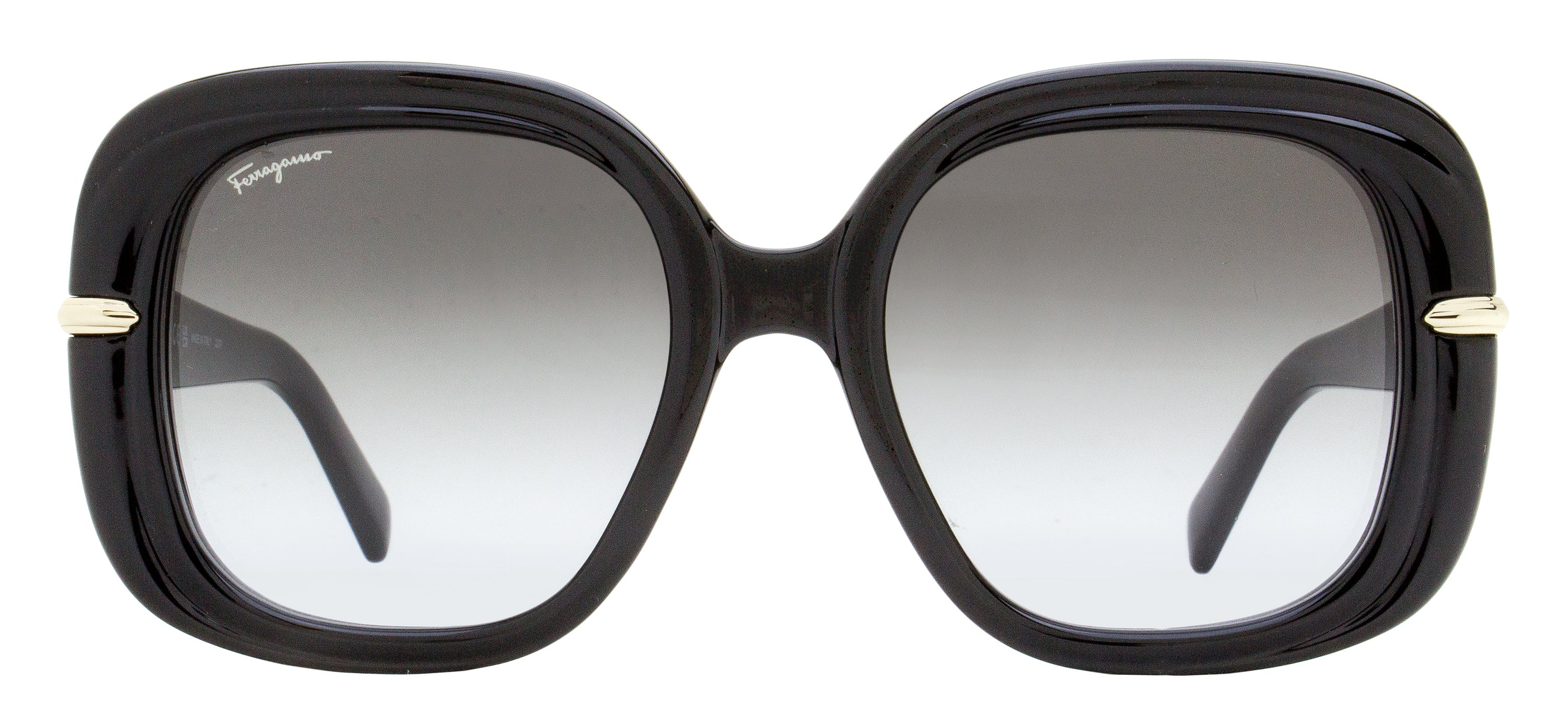 Ferragamo Square Sunglasses SF1058S 001 Black 54mm