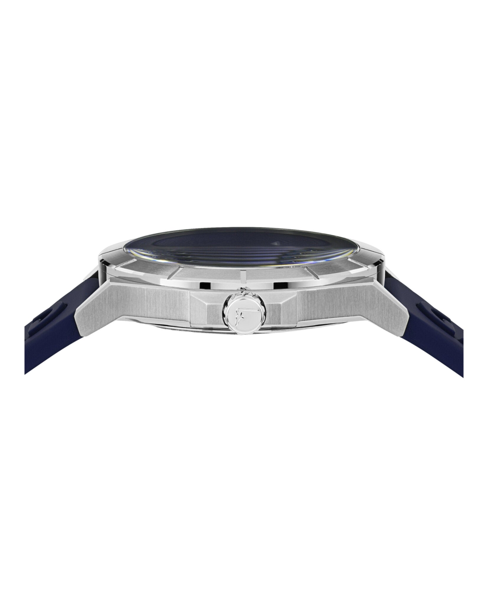 Ferragamo Mens Stainless Steel 43mm Strap Fashion Watch