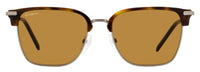 Ferragamo Rectangular Sunglasses SF227S 085 Ruthenium/Tortoise 53mm