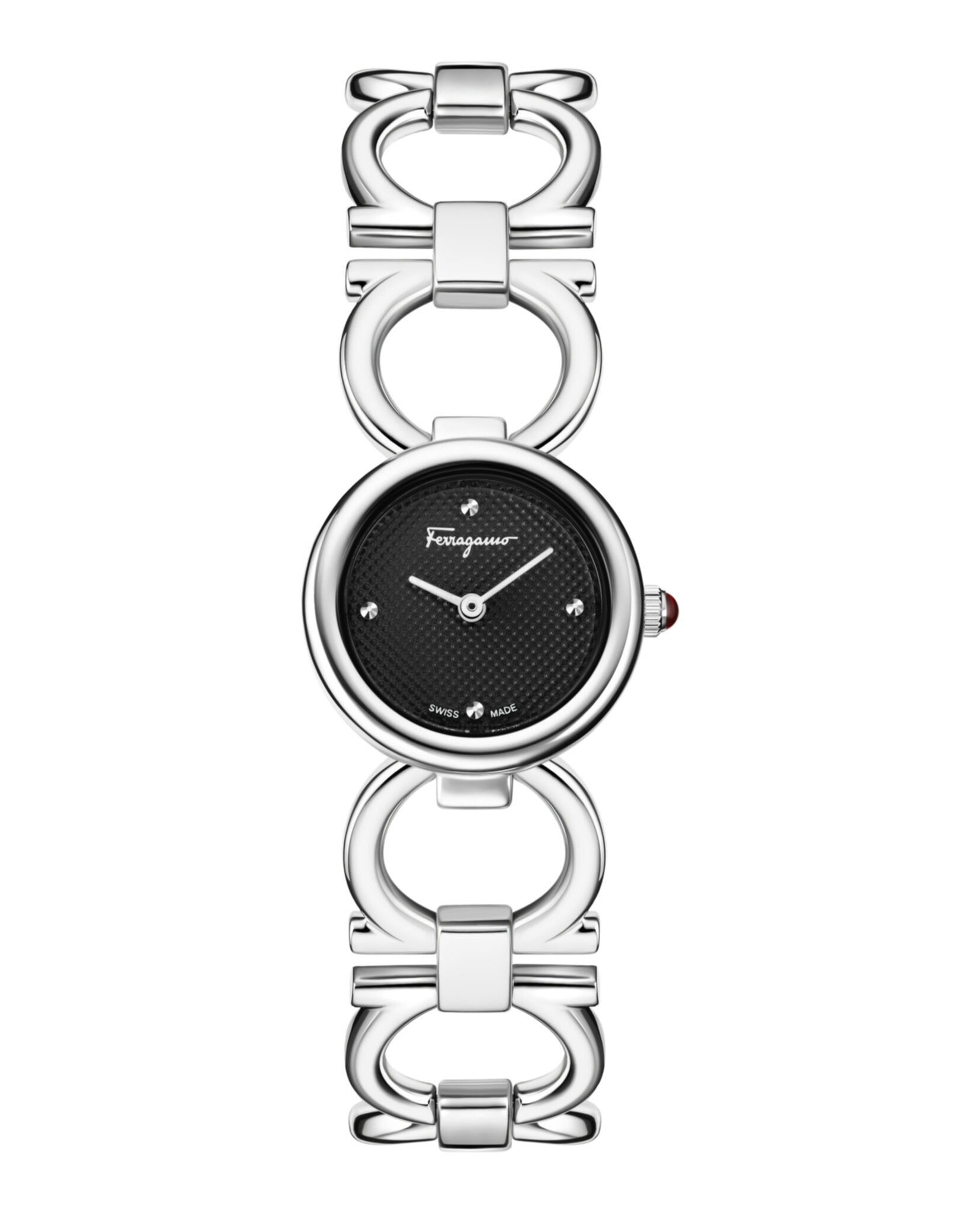 Ferragamo Womens Stainless Steel 22.5mm Bracelet Fashion Watch