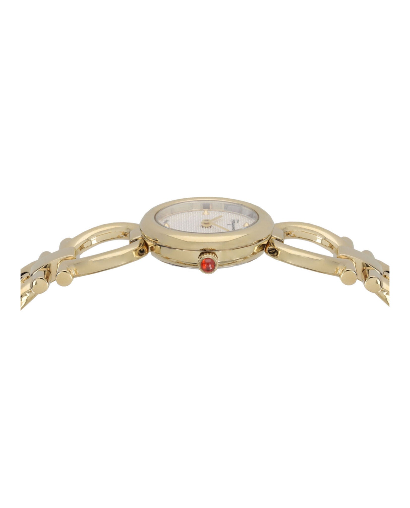 Ferragamo Womens Gold 22.5mm Bracelet Fashion Watch
