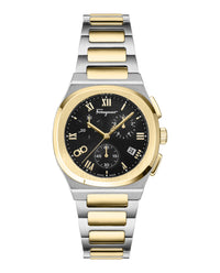 Ferragamo Mens 38mm Bracelet Fashion Watch