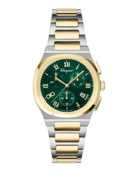 Ferragamo Mens 38mm Bracelet Fashion Watch