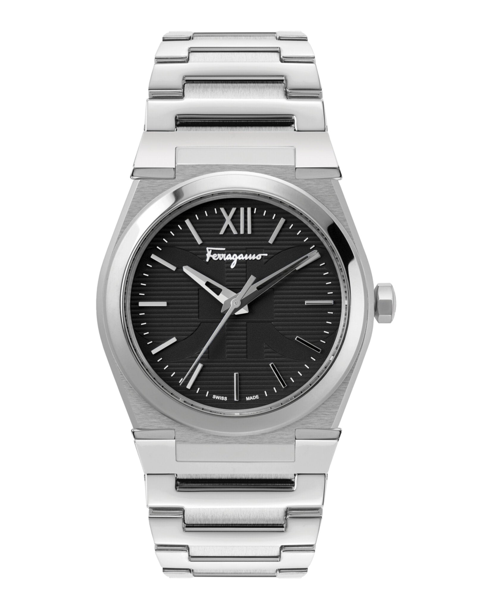 Ferragamo Ferragamo Mens  Stainless Steel 42mm Bracelet Fashion Watch