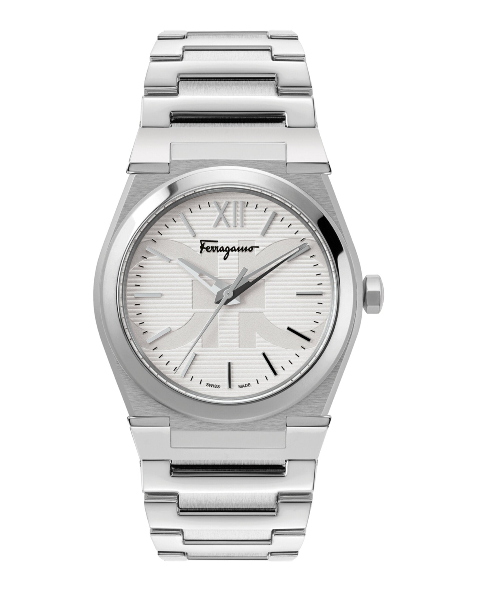 Ferragamo Ferragamo Mens  Stainless Steel 42mm Bracelet Fashion Watch