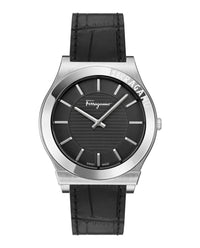 Ferragamo Mens 42mm Strap Fashion Watch