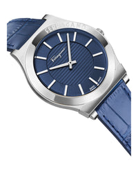 Ferragamo Mens 42mm Strap Fashion Watch
