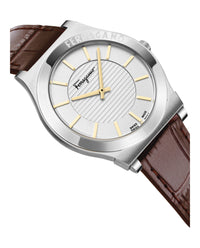 Ferragamo Mens 42mm Strap Fashion Watch