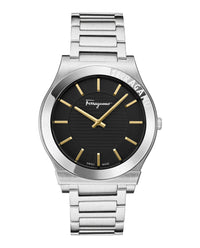 Ferragamo Mens 42mm Strap Fashion Watch