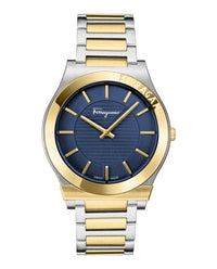 Ferragamo Mens 42mm Strap Fashion Watch