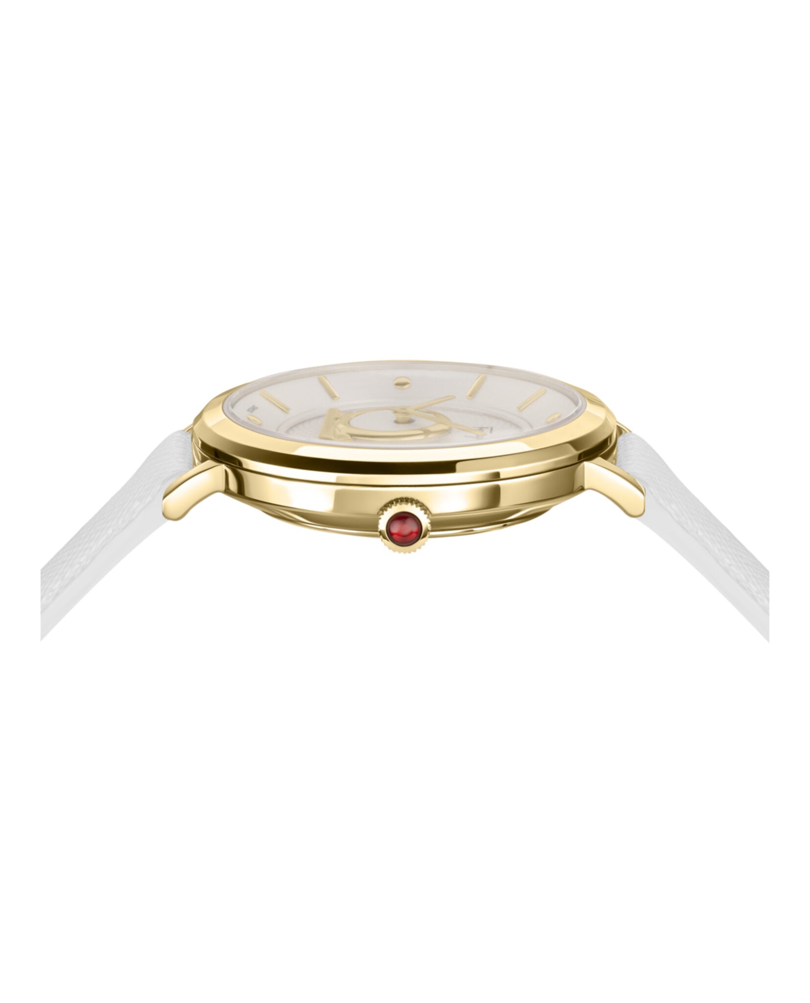 Ferragamo Womens Gold 36mm Strap Fashion Watch