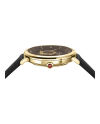 Ferragamo Womens Gold 36mm Strap Fashion Watch