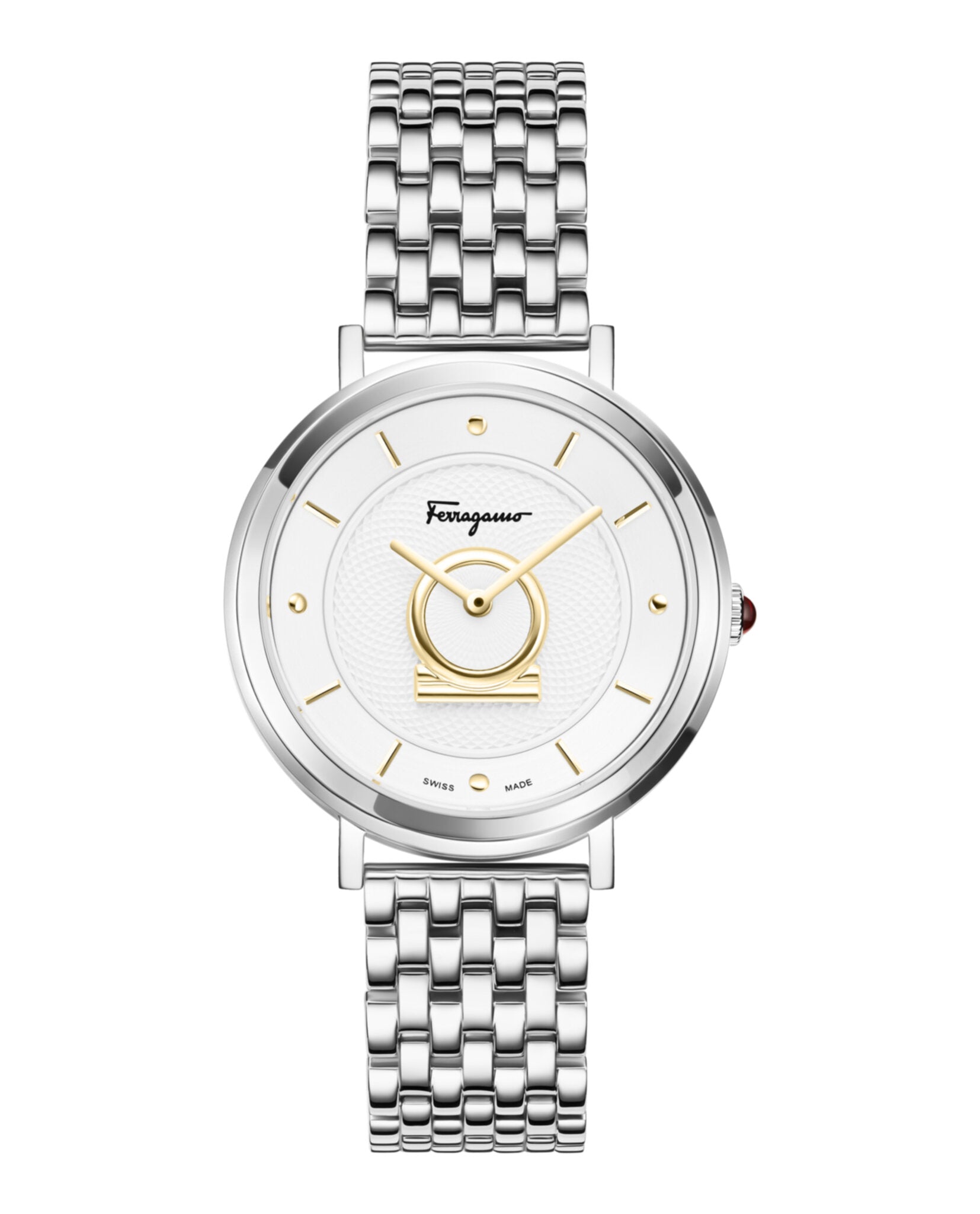Ferragamo Womens Stainless Steel 36mm Bracelet Fashion Watch