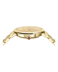 Ferragamo Womens Gold 36mm Bracelet Fashion Watch