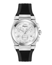 Ferragamo Ferragamo Mens  Stainless Steel 40mm Strap Fashion Watch