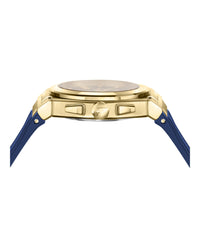 Ferragamo Mens Gold 40mm Strap Fashion Watch