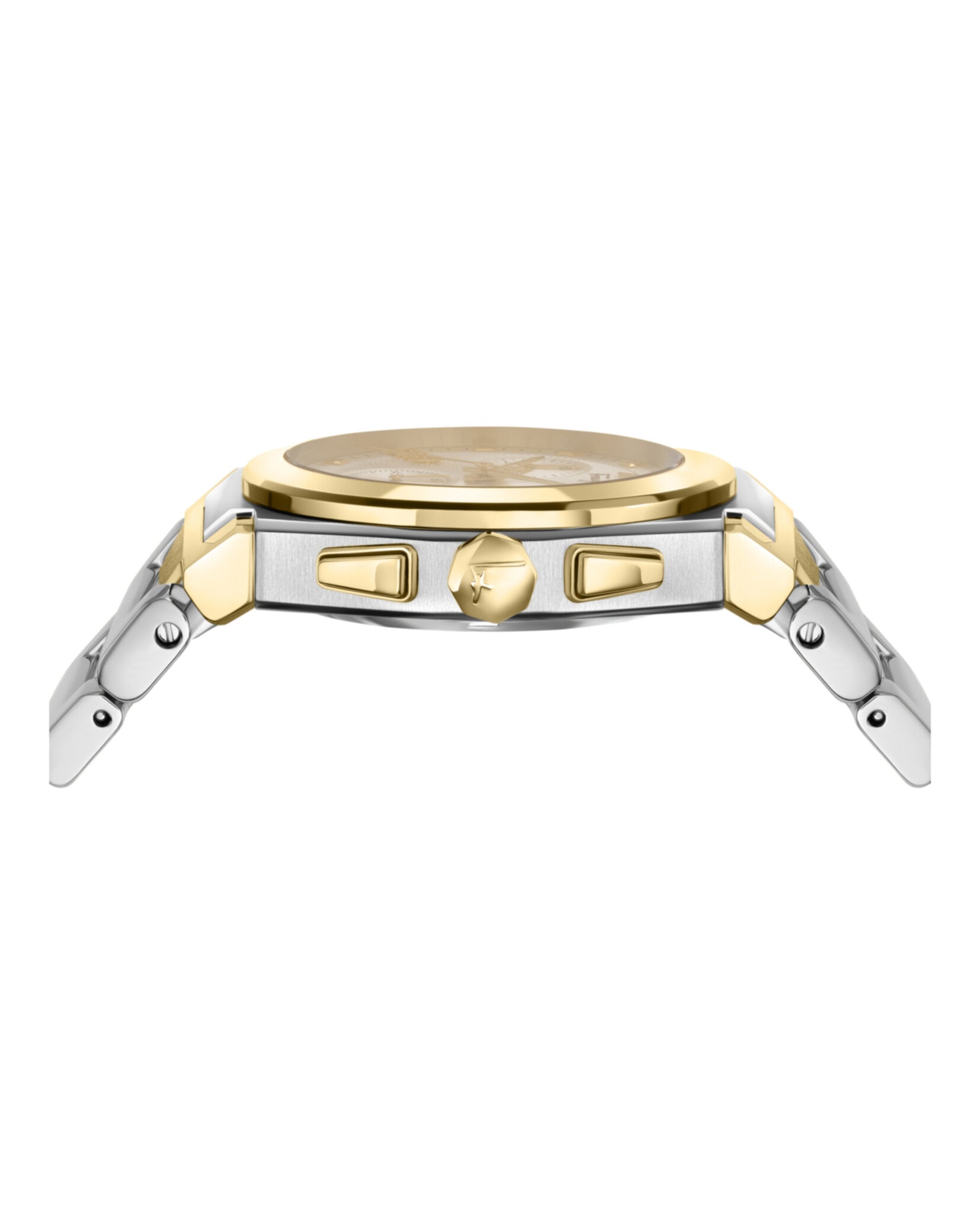 Ferragamo Ferragamo Mens  Two Tone 40mm Bracelet Fashion Watch