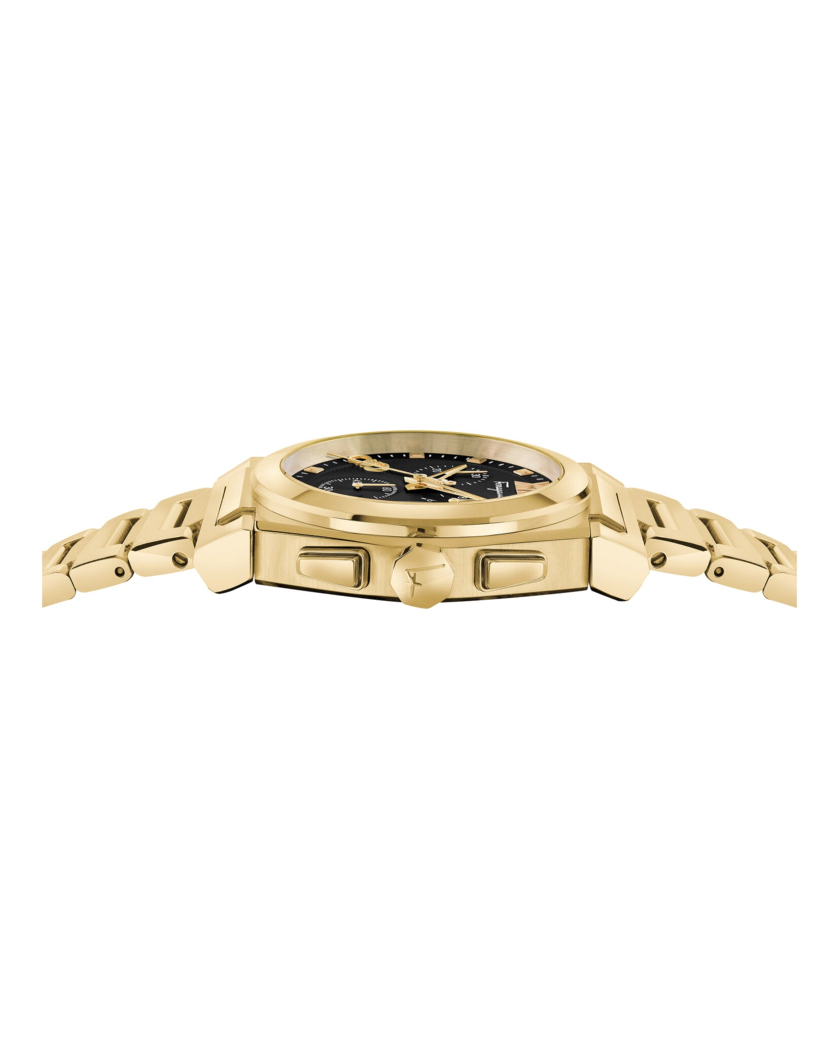 Ferragamo Ferragamo Mens  Gold 40mm Bracelet Fashion Watch