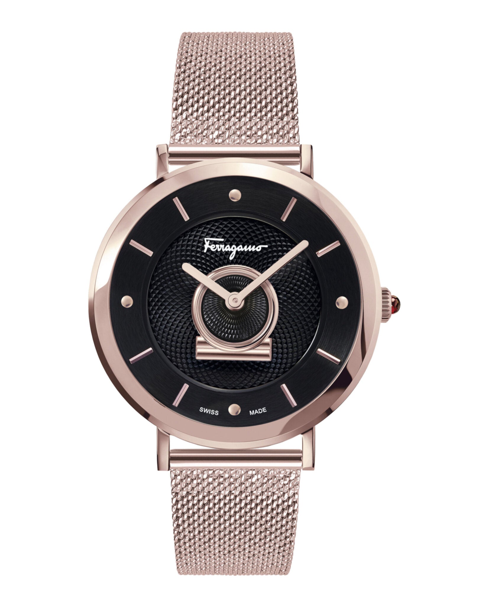 Ferragamo Ferragamo Womens  Rose Gold 36mm Bracelet Fashion Watch