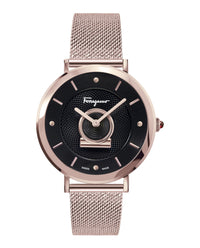 Ferragamo Ferragamo Womens  Rose Gold 36mm Bracelet Fashion Watch