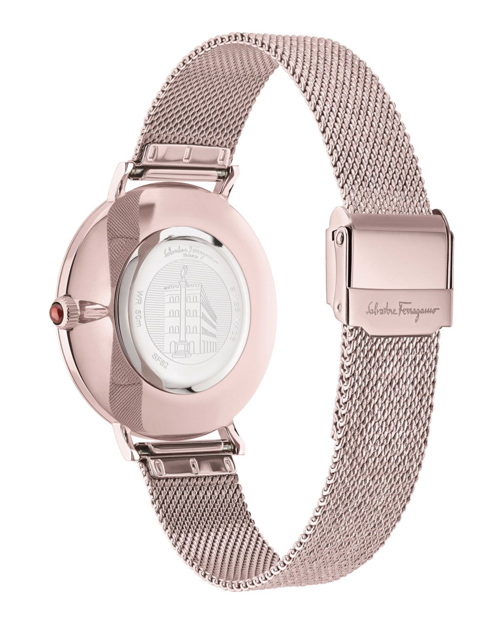 Ferragamo Ferragamo Womens  Rose Gold 36mm Bracelet Fashion Watch