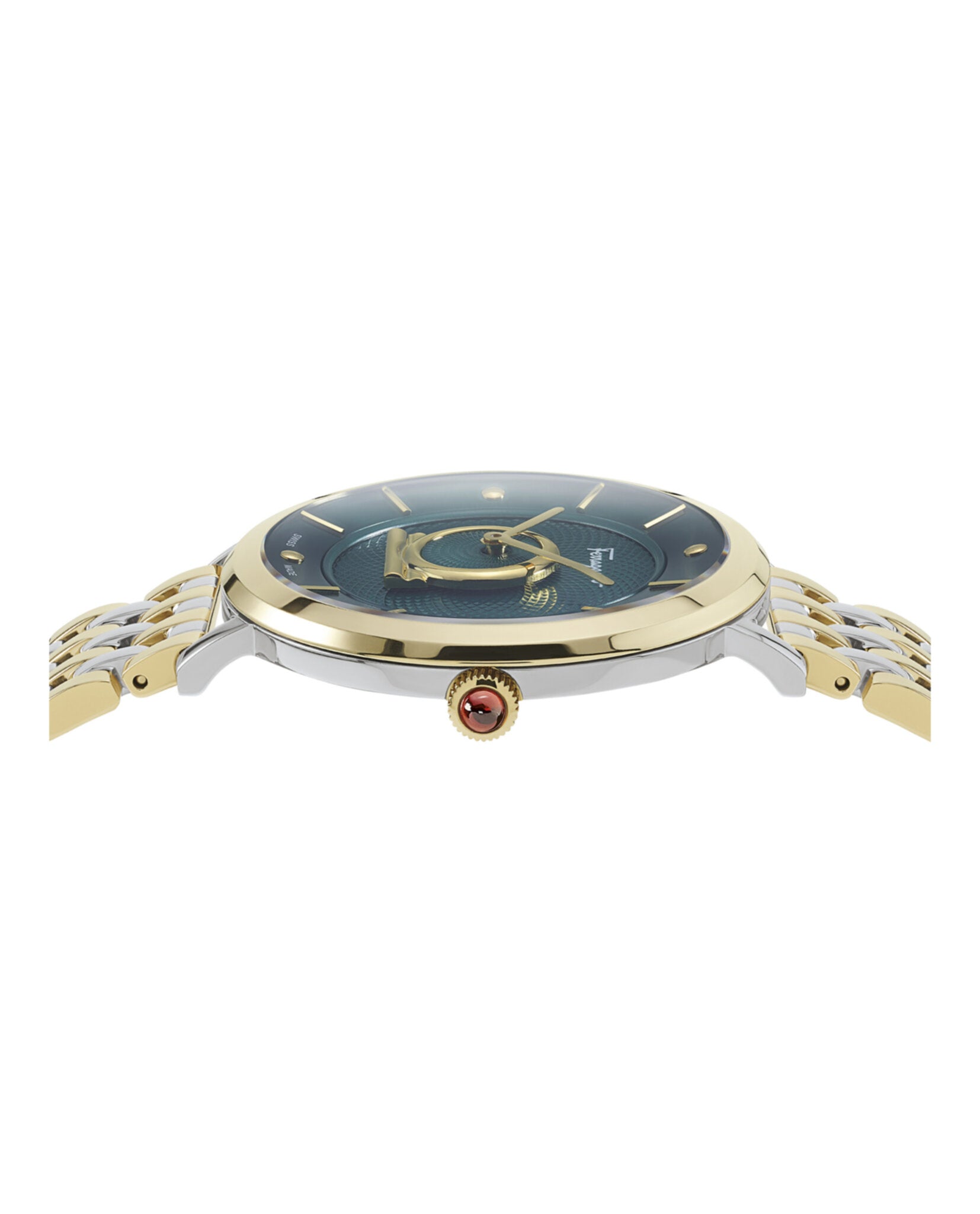 Ferragamo Ferragamo Womens  Two Tone 36mm Bracelet Fashion Watch