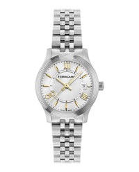 Ferragamo Womens Stainless Steel 28mm Bracelet Fashion Watch