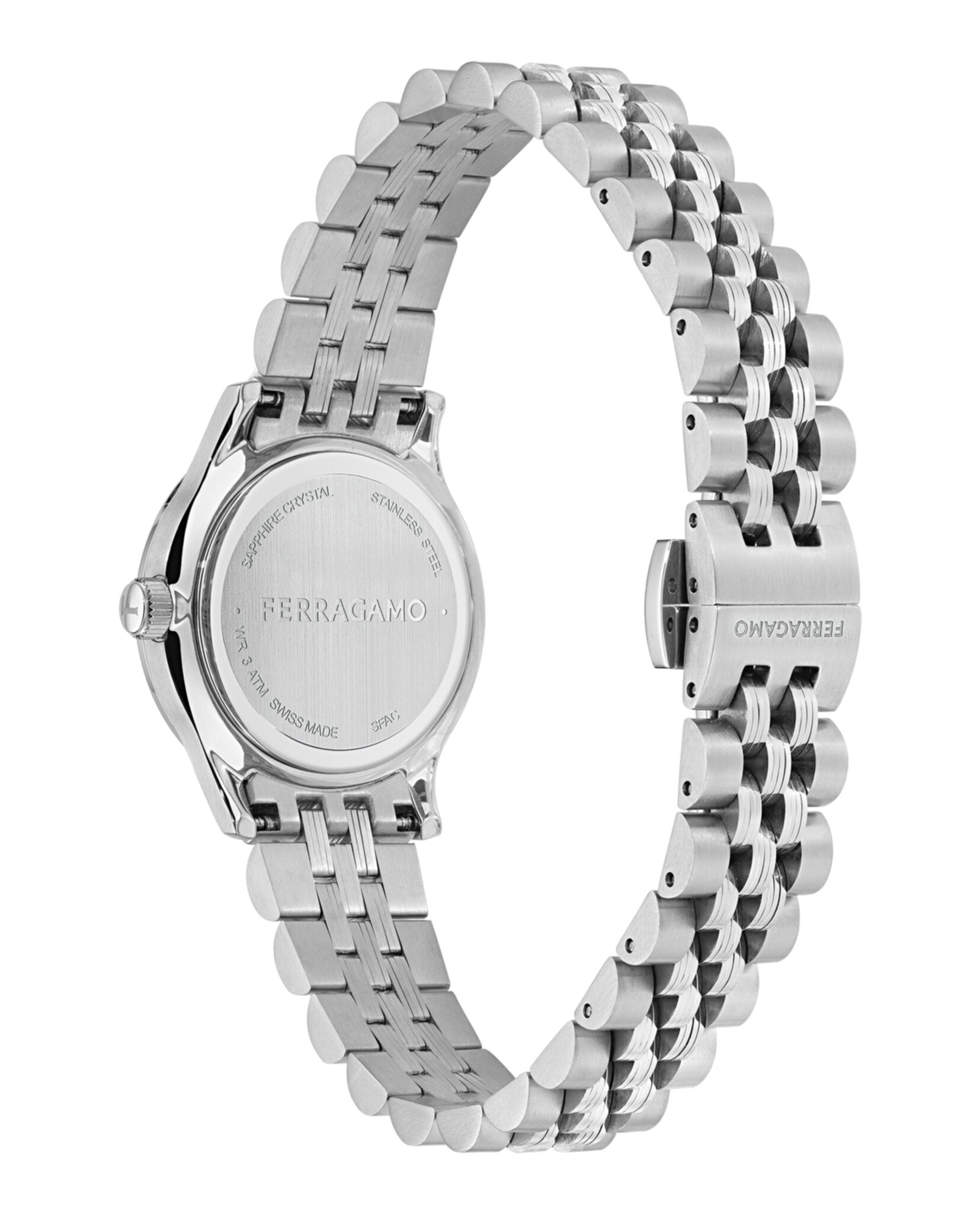 Ferragamo Womens Stainless Steel 28mm Bracelet Fashion Watch