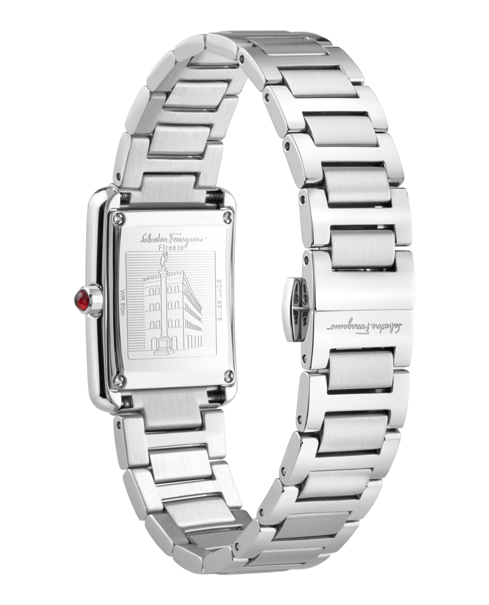Ferragamo Ferragamo Womens  Stainless Steel 24mm Bracelet Fashion Watch