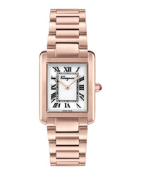 Ferragamo Ferragamo Womens  Rosegold 24mm Bracelet Fashion Watch