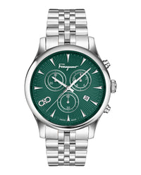 Ferragamo Mens 42mm Bracelet Fashion Watch