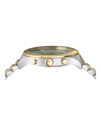 Ferragamo Mens Two Tone 42mm Bracelet Fashion Watch
