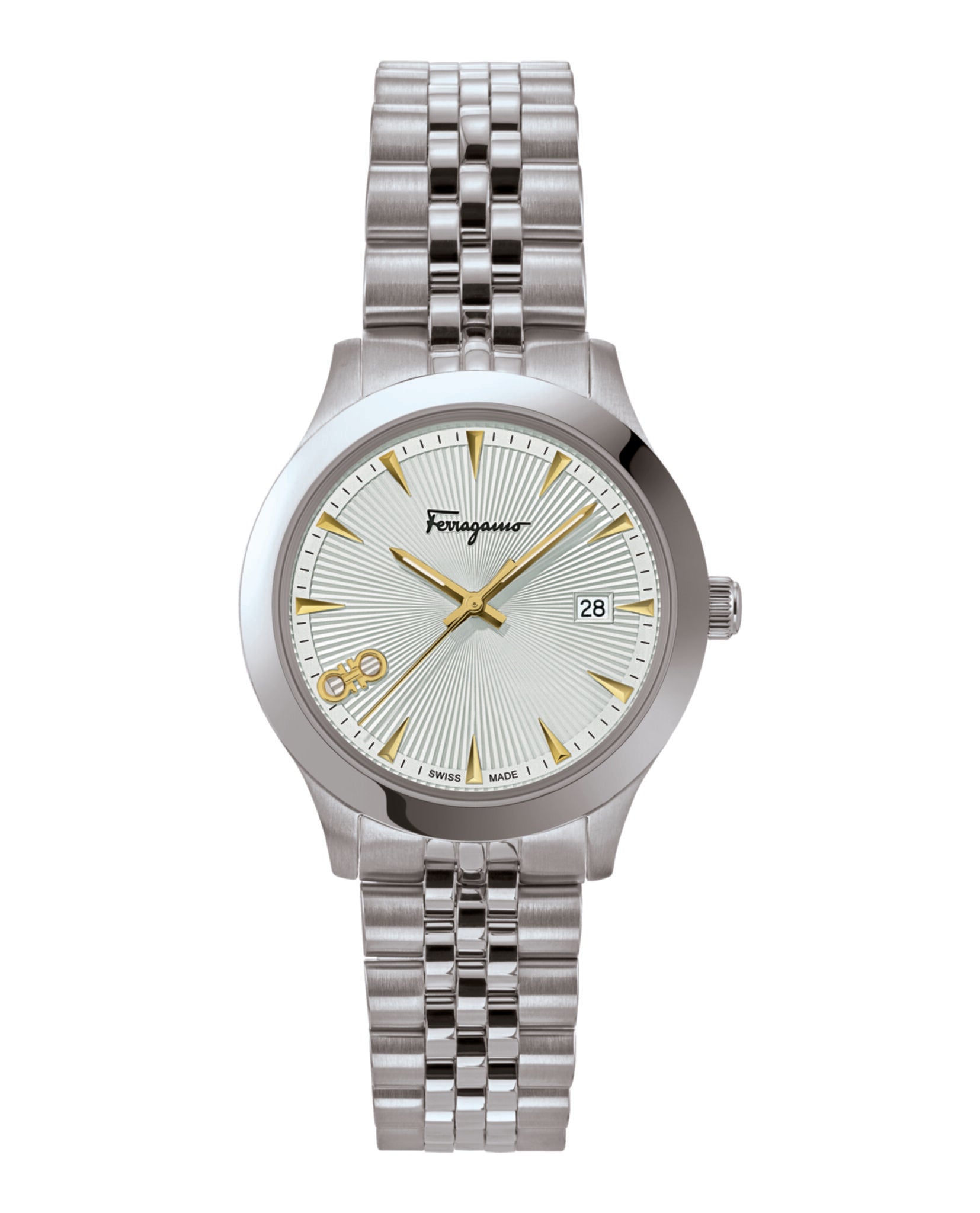 Ferragamo Ferragamo Womens  Stainless Steel 28mm Bracelet Fashion Watch