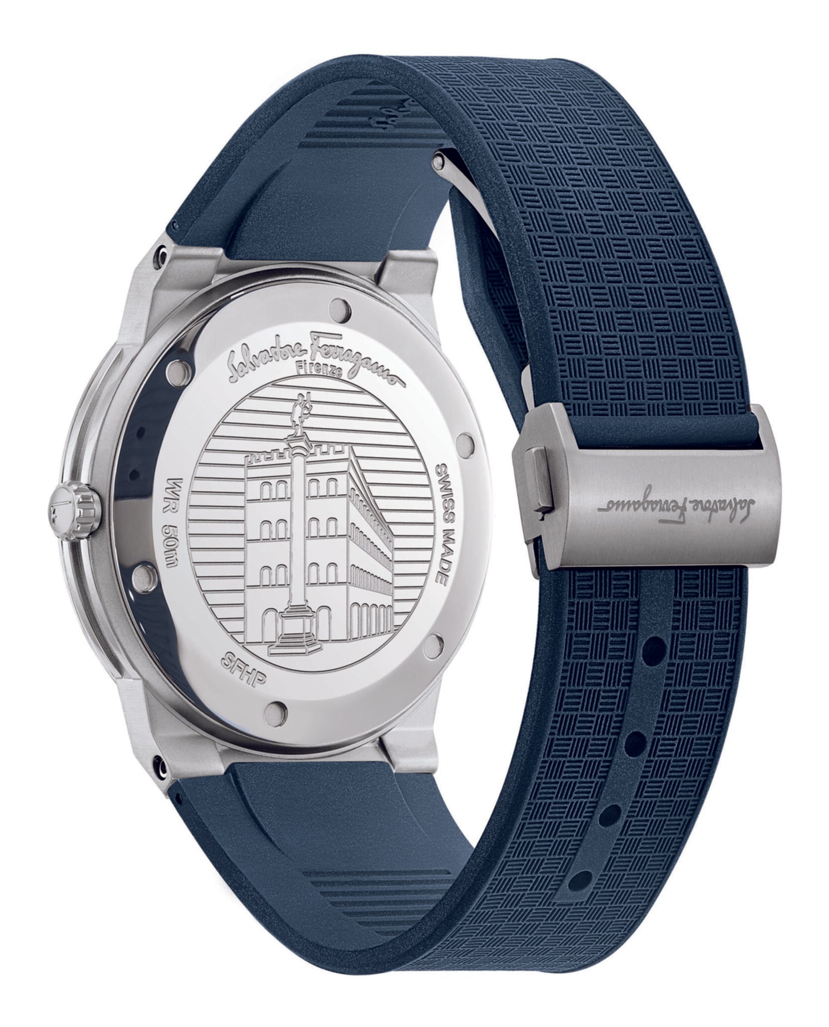 Ferragamo Mens Ferragamo Sapphire  41mm Bracelet Fashion Watch