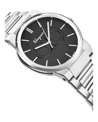 Ferragamo Mens Ferragamo Sapphire 41mm Strap Fashion Watch